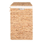 Passo Wasmand - Natuurlijk, Waterhyacint/Katoen/Polyester, 43x32x55 cm