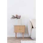 Nikko bijzettafel - Natuurlijk, MDF/Pine, 45x40x50,5 cm