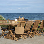 Anadia Tray - Dienblad, papier, naturel, ø29x39 cm