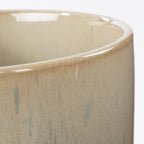 Lago Bloempot - H17 x Ø18 cm - Crème