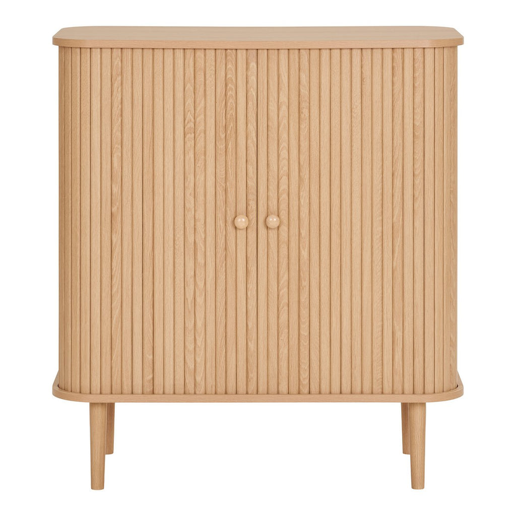 Nikko Side Board - Natural, MDF/Pine, 80x40x87 cm