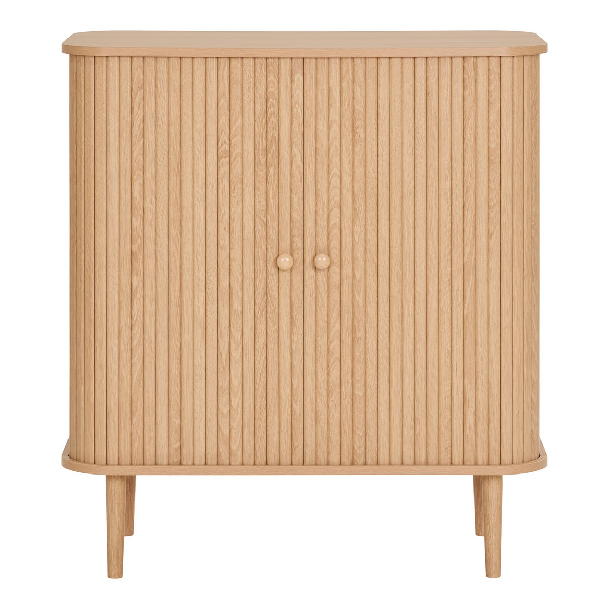Nikko Side Board - Natural, MDF/Pine, 80x40x87 cm