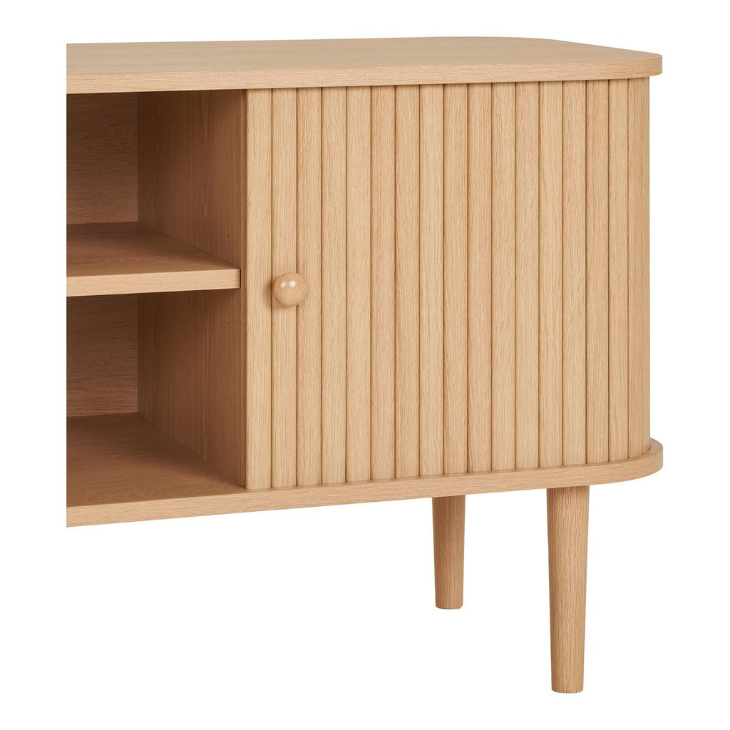 Nikko TV-meubel - Naturel, MDF/Genen, 113x40x51,5 cm