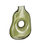 Jay Vaas - L19 x B11 x H25 cm - Glas - Lichtgroen