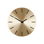 Brixen Wandklok - Ø36 cm - Goud