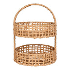 Anadia Tray - Dienblad, papier, naturel, ø29x39 cm