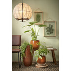 Pella Hanglamp - H50 x Ø51 cm - Linnen - Off-white