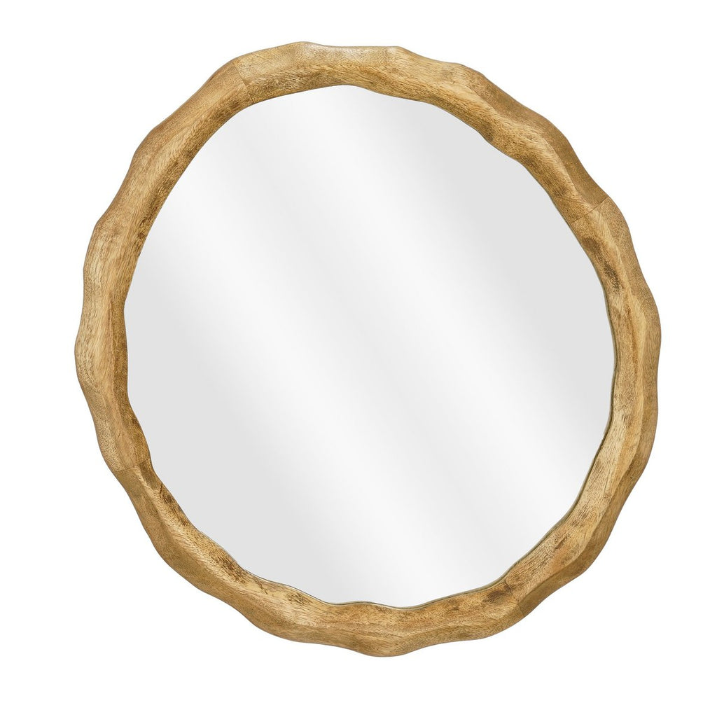 Nick Wandspiegel - L36 x B2 x H38 cm - FSC 100% - Mangohout - Donkerbruin