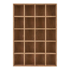 Moss Wandplank - Natuurlijk bruin, grenenhout, 44x10x63cm