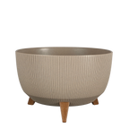 Doppio Bloempot op Poten - H21 x Ø40 cm - Polypropyleen - FSC Mix - Taupe