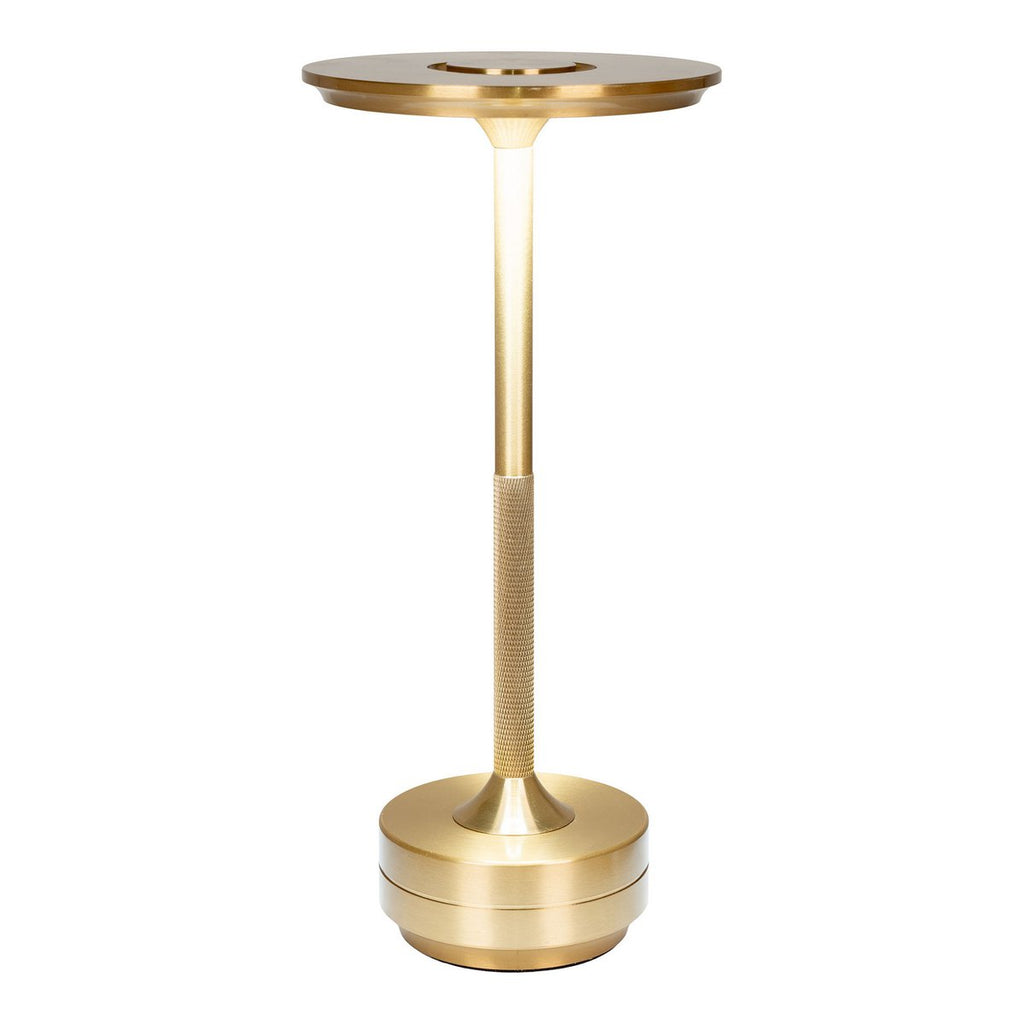 Lyneham LED-tafellamp - Messing, aluminium, 28,5 cm