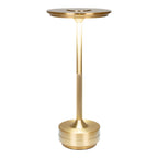 Lyneham LED-tafellamp - Messing, aluminium, 28,5 cm