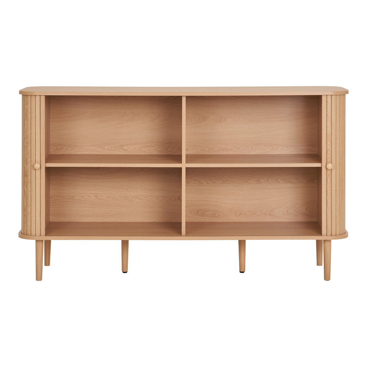 Nikko Side Board - Natural, MDF/Pine, 140x40x79 cm