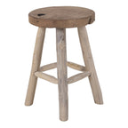 Badia Kruk - Teak, Natuurlijk - Ø30x45 cm