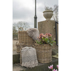 Alanya Plaid - Plaid, bruin/beige/wit, Katoen, Polyester, 130x180 cm