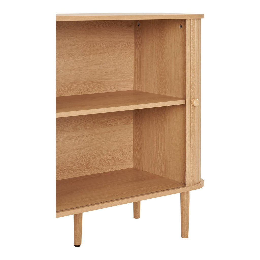 Nikko Side Board - Natural, MDF/Pine, 140x40x79 cm