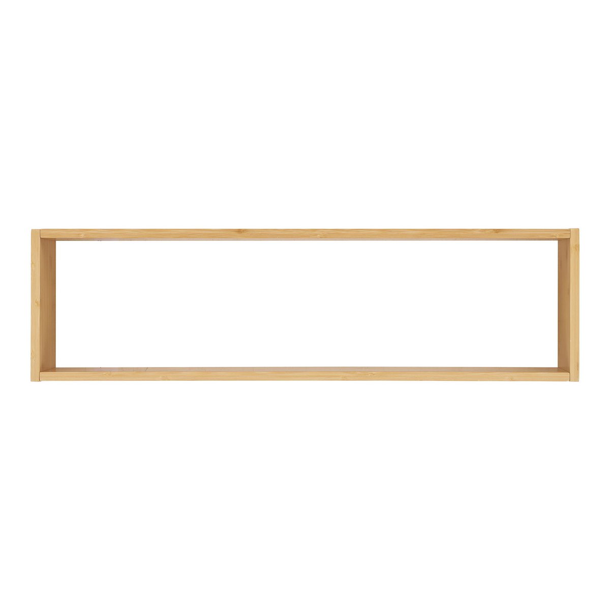 Ember Wandplank - Naturel, Bamboe, 70x15x19,5 cm