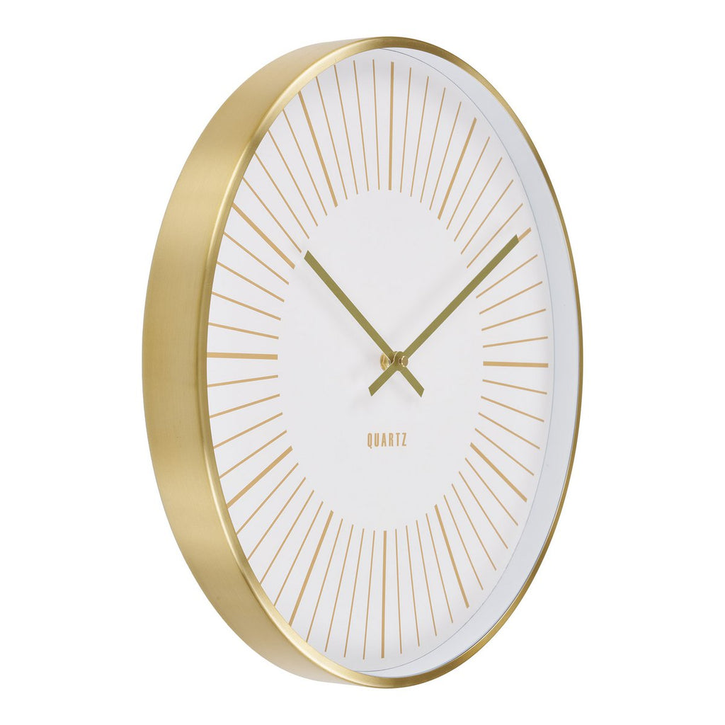 Takamaka Wall Clock - Goud, aluminium/glas, Ø40 cm