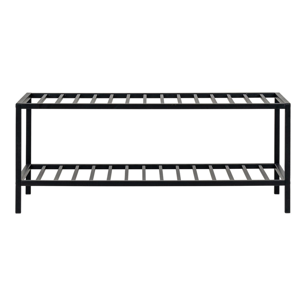 Vita Schoenenrek - zwart, staal, 79x34x32cm