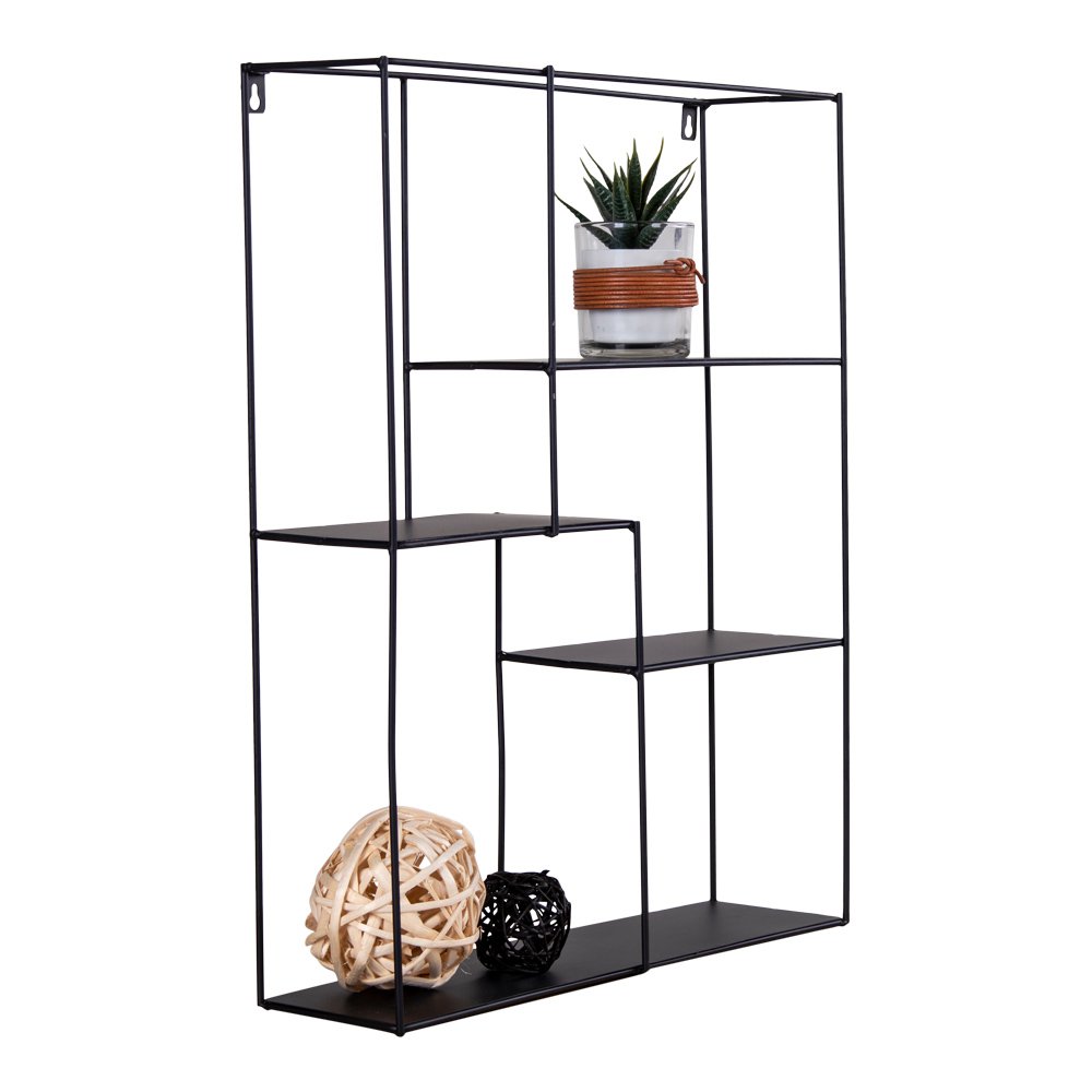 Mons Plank - Zwart, Staal, 40,5x10,5x50 cm