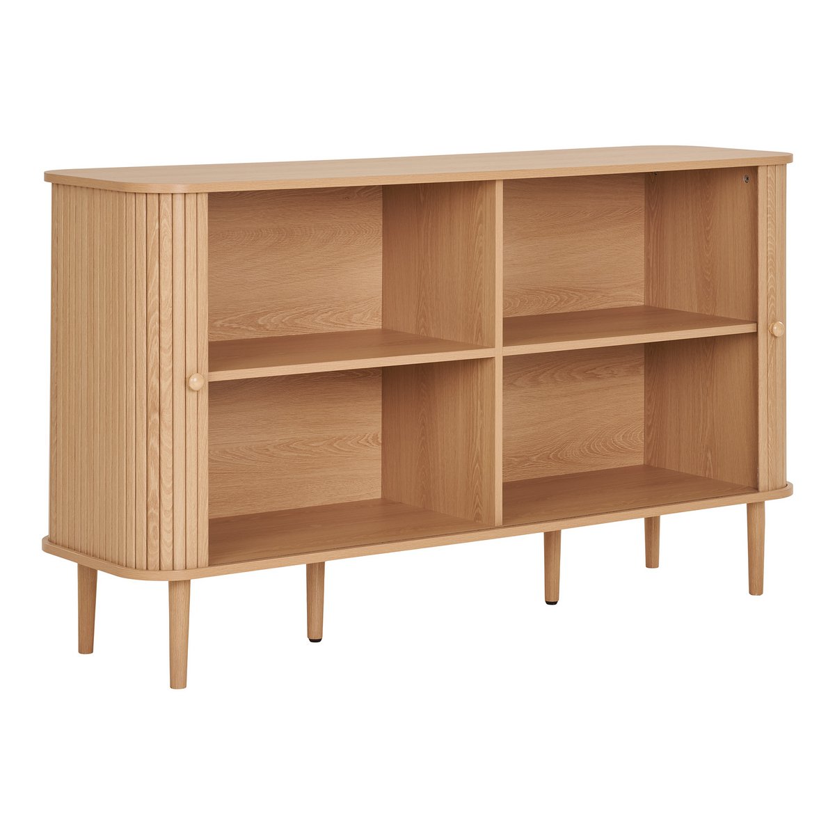 Nikko Side Board - Natural, MDF/Pine, 140x40x79 cm