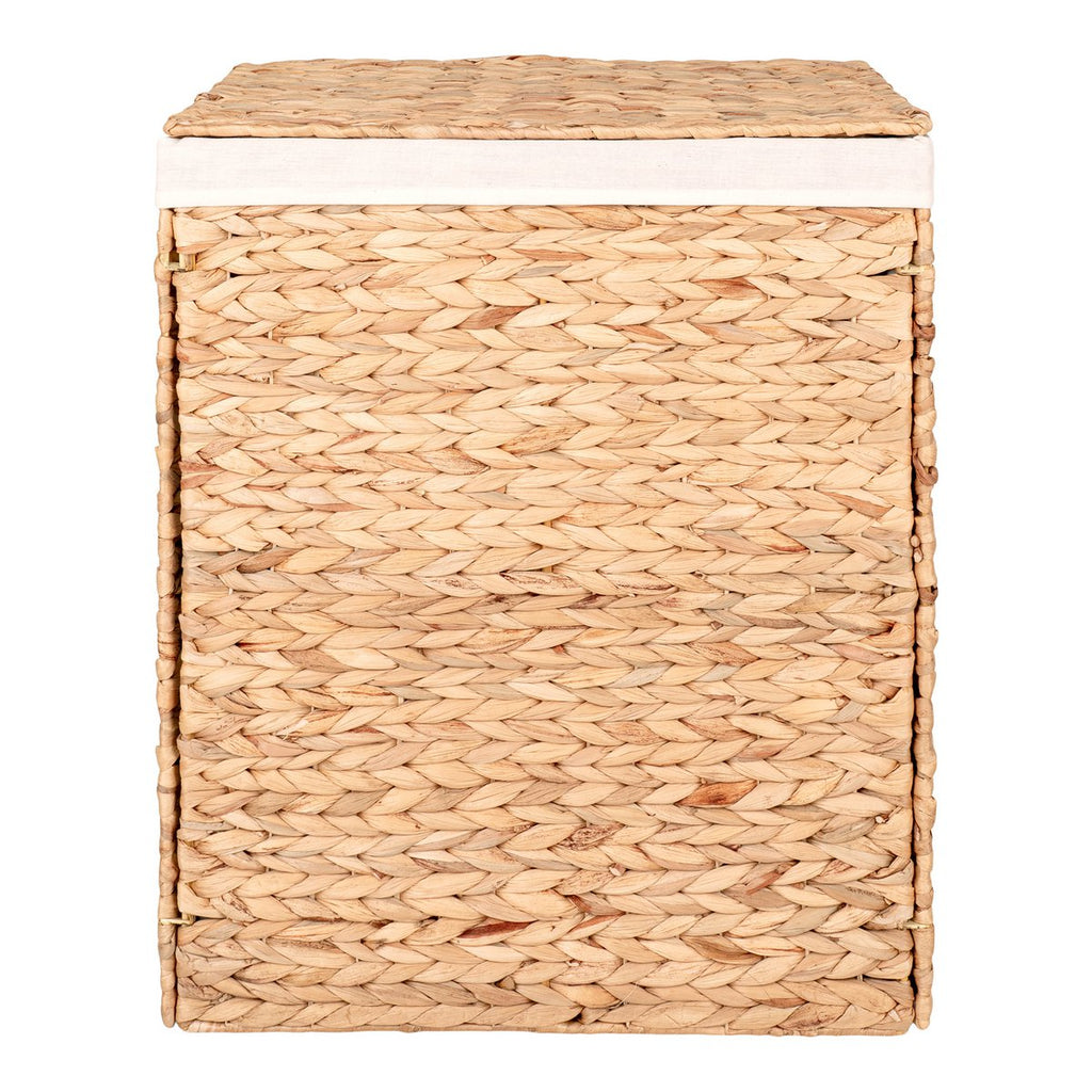 Passo Wasmand - Natuurlijk, Waterhyacint/Katoen/Polyester, 43x32x55 cm