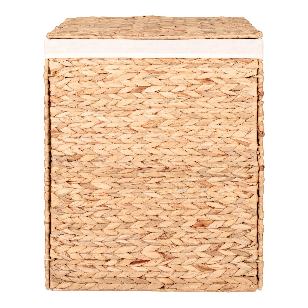 Passo Wasmand - Natuurlijk, Waterhyacint/Katoen/Polyester, 43x32x55 cm
