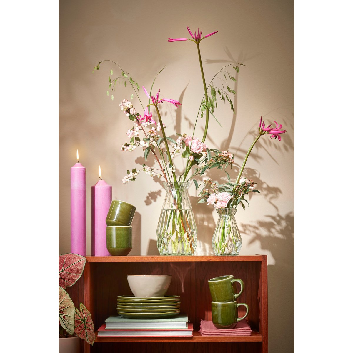 Rhea Beker - 316 ml - Keramiek - Groen