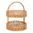 Anadia Tray - Dienblad, papier, naturel, ø29x39 cm