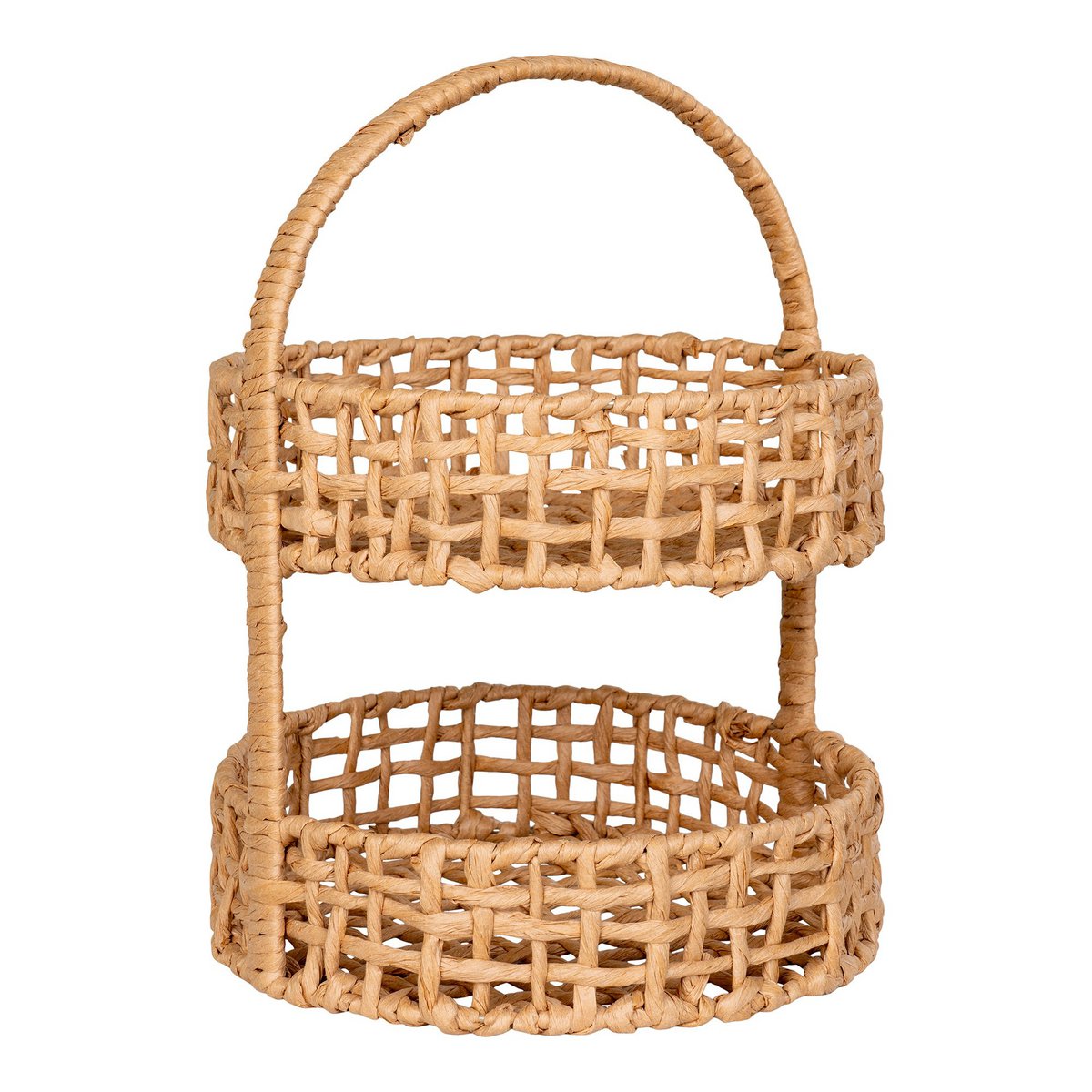 Anadia Tray - Dienblad, papier, naturel, ø29x39 cm