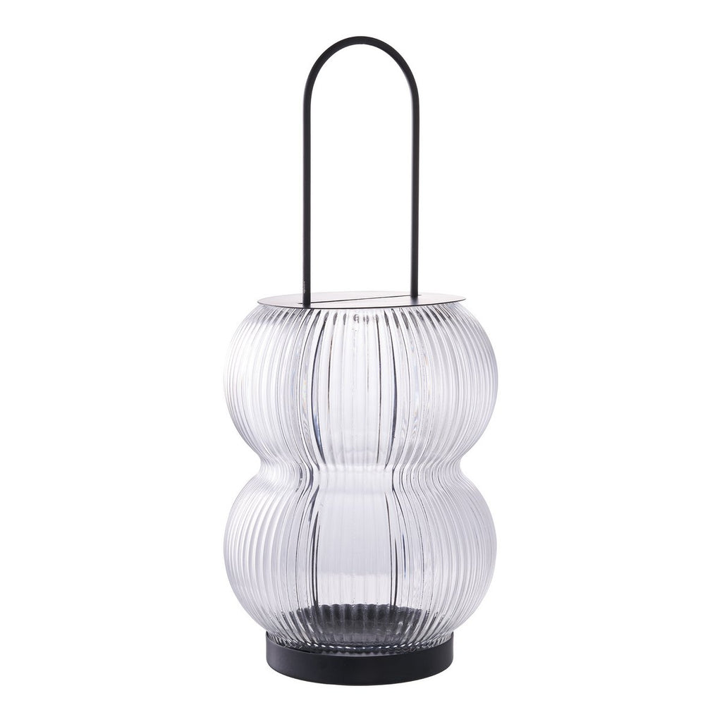 Lucena Lantaarn - Zwart, Metaal/Glas, 16x16x36 cm