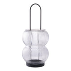 Lucena Lantaarn - Zwart, Metaal/Glas, 16x16x36 cm