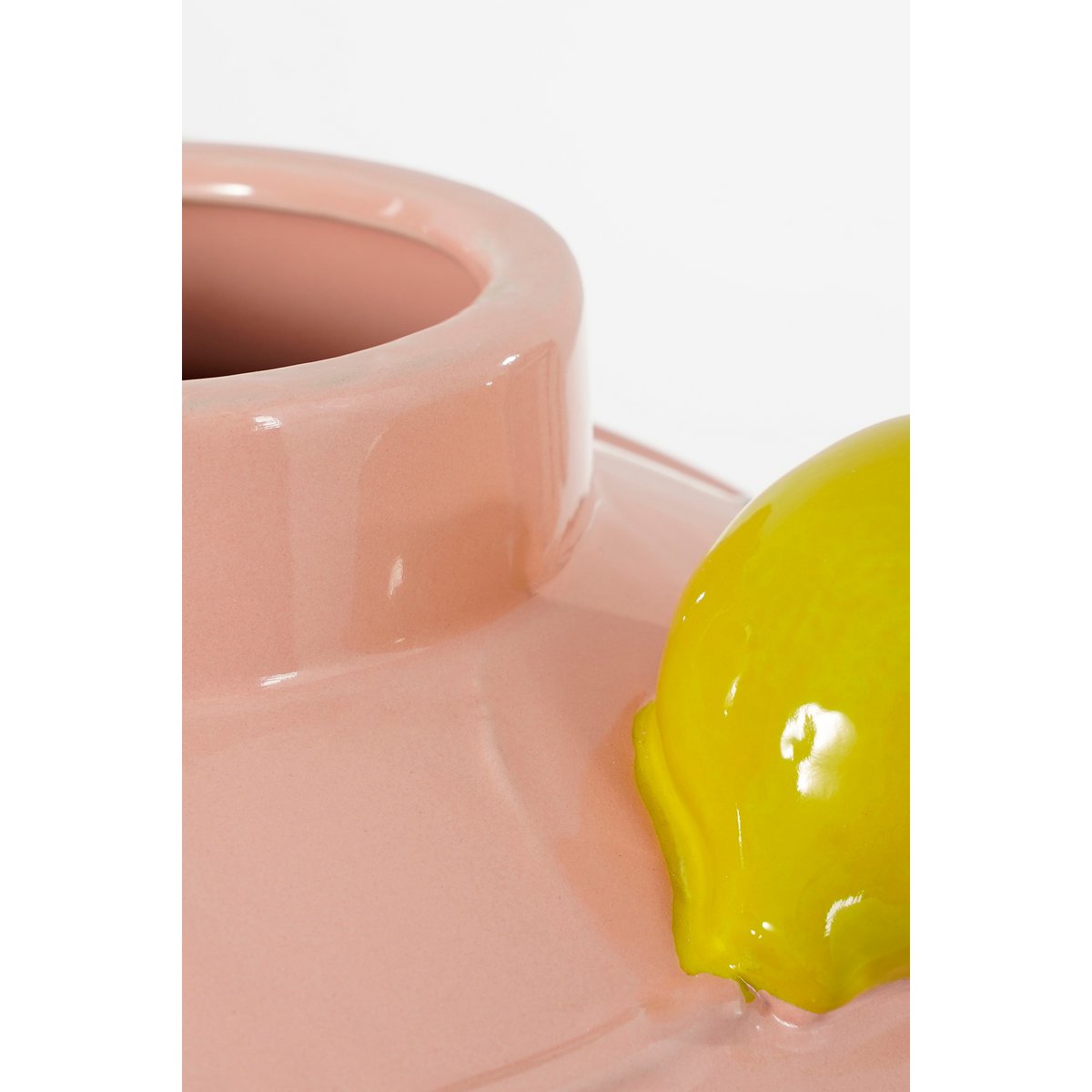 Melika Vaas - H38 x Ø35 cm - Keramiek - Lichtroze