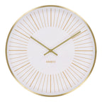 Takamaka Wall Clock - Goud, aluminium/glas, Ø40 cm