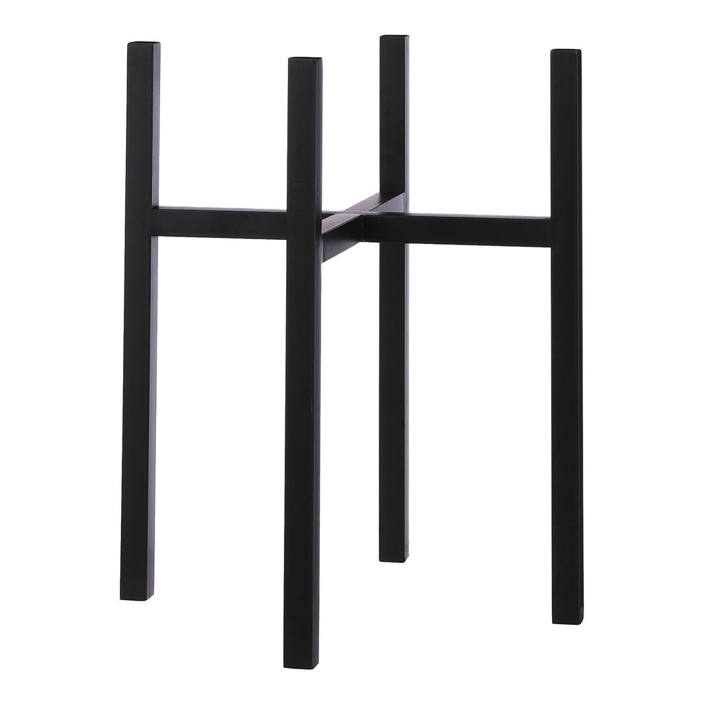 Ascot Plantenstandaard XL - L42 x B42 x H50 cm - Metaal - Zwart