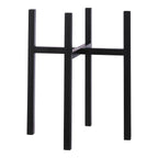 Ascot Plantenstandaard XL - L42 x B42 x H50 cm - Metaal - Zwart